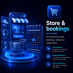 Store & bookings